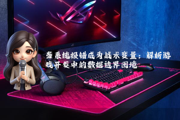 当系统报错成为战术变量：解析游戏开发中的数据边界困境