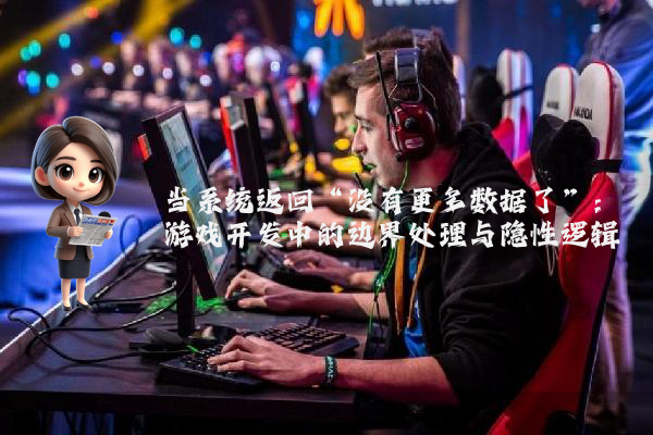 当系统返回“没有更多数据了”：游戏开发中的边界处理与隐性逻辑