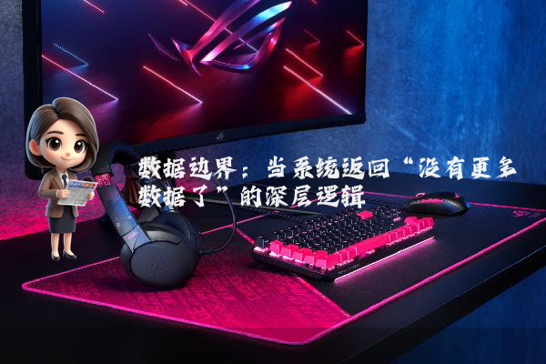 数据边界：当系统返回“没有更多数据了”的深层逻辑