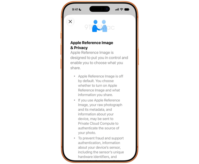 代码显示苹果正开发Apple Reference Image认证功能