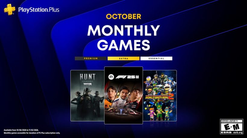《F1 25》领衔，索尼公布本月 PS Plus 欧美区三款会员免费游戏